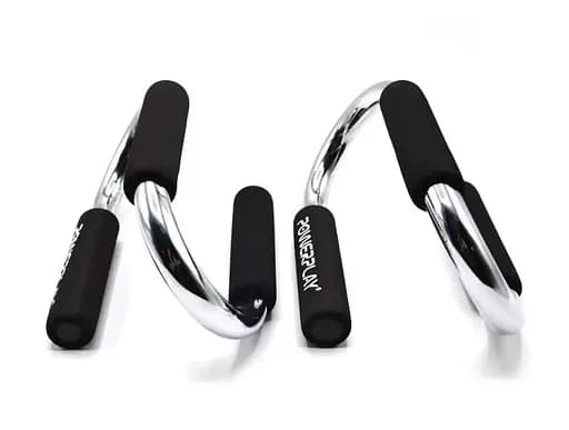 Упоры для отжиманий PowerPlay 4318 Push-Up Bars Stell металлические (S-образные) (PP_4318) - фото 3