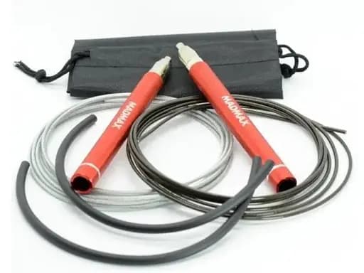 Скакалка скоростная на алюминиевая подшипниках MadMax MFA-286 Speed ​​jump rope Red 3 м (MFA-286-RED-U) - фото 2