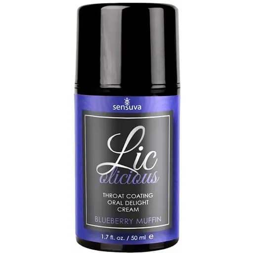 Крем Sensuva Lic-O-Licious Throat Coating Oral Delight Cream Blueberry Muffin 50 мл - фото 1