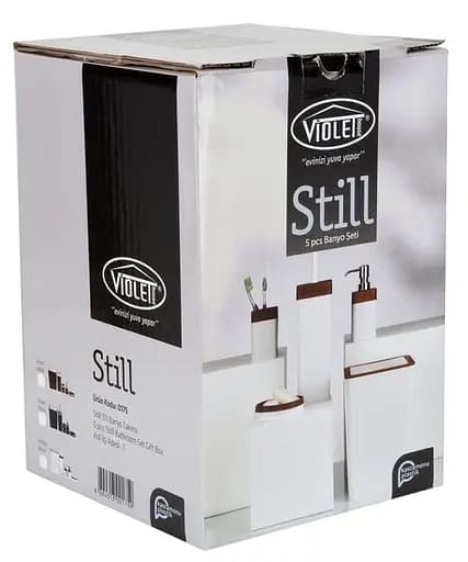 Набор для ванной комнаты Violet House 5 в 1 White Wood (0175 White Wood) - фото 7