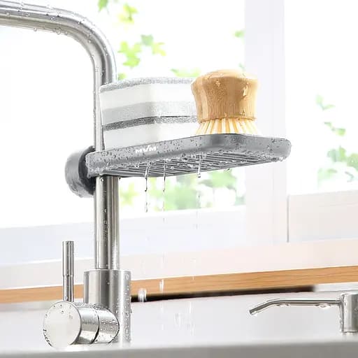 Набір аксесуарів для ванної кімнати МВМ My Home MVM-09 білий із сірим (MVM-MH-09 WHITE/GRAY) - фото 4