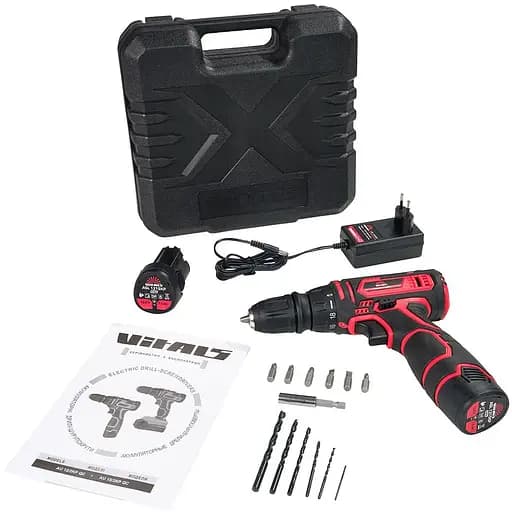 Дриль-шурупокрут Vitals  AU 12/2KP QC акумуляторний (141916) - фото 10