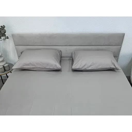 Наволочка Ecotton Chateau Grey сатин 50х70 см 2 шт. сіра (24737) - фото 4