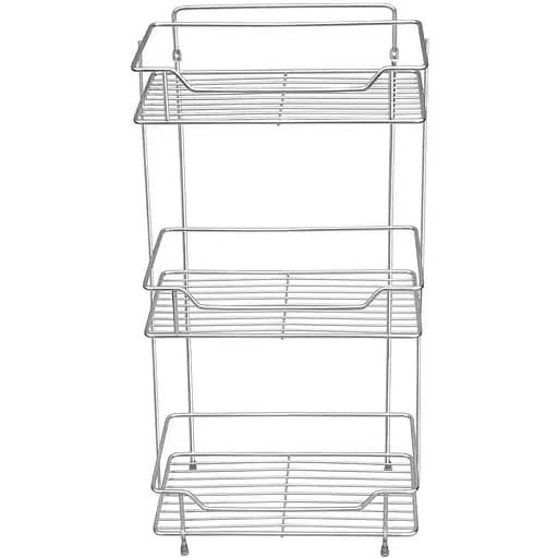 Полка Lemax трехуровневая прямоугольная нержавеющая сталь 58х29х16 см (EBA-5002 S/S) - фото 2