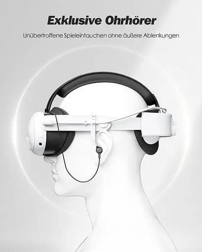 Ремінець SUPERUS Elite з акумулятором для Meta Quest 3S/Quest 3 - Ремінець для голови з акумулятором з навушниками для аксесуарів - фото 7