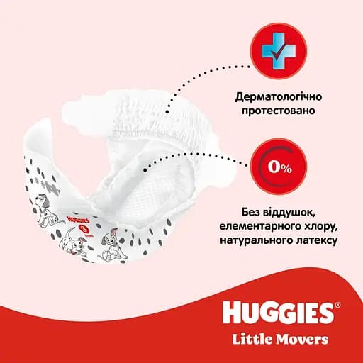 Уценка. Подгузники Huggies Little Movers Giga 3 (4-9 кг) 168 шт. - фото 13