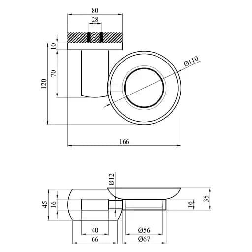 Мыльница Kroner Graz - GRP95604 (CV024597) - фото 3