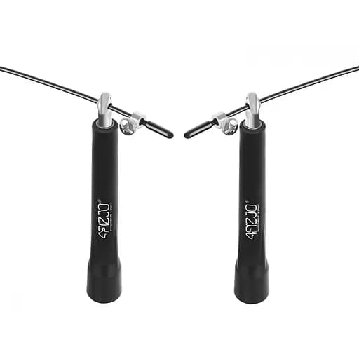 Скакалка 4FIZJO Standard+ скоростная для кроссфита Black 4FJ0183 (P-5907739311528) - фото 3