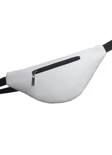 Поясная сумка бананка Sambag Soho BSH белый 33 х 14 см (82111008) - фото 2