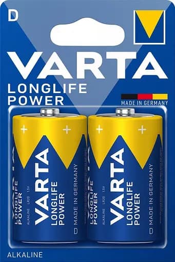 Батарейка VARTA HIGH ENERGY/LONGLIFE POWER D R20 BLI 2 ALKALINE - фото 1