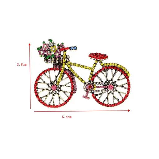 Брошь Велосипед брошь-булавка (4946908) - фото 2