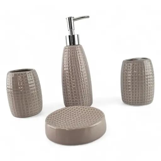 Набор для ванной керамический 25х23.5х8 см - фото 2