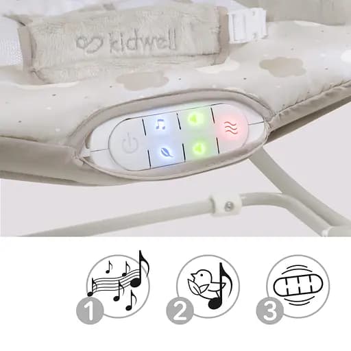 Електричний шезлонг-гойдалка Kidwell Pino Beige (5901130085927) - фото 9