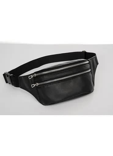 Поясная сумка бананка кожаная Sambag Tirso BTS черный 30.5 х 14 см (81333001) - фото 3