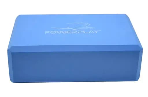 Блоки для йоги PowerPlay 4006 Yoga Brick EVA 2 шт Синие (PP_4006_Blue_2in) - фото 4