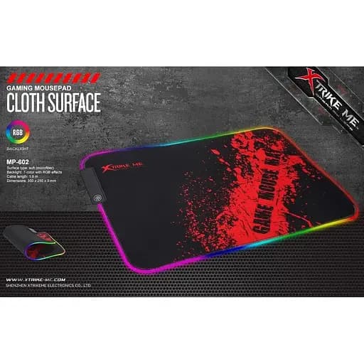 Ігрова поверхня Xtrike ME MP-602 RGB килимок з підсвічуванням - фото 6