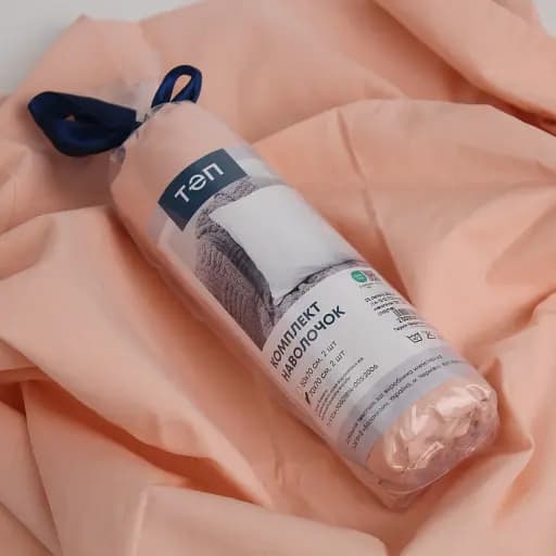 Комплект наволочек ТЕП свертка ТСХ Nude 70x70 см (2-04245_32258) - фото 4