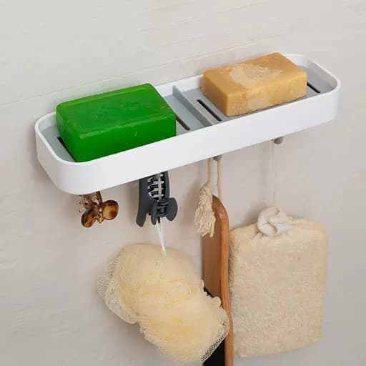 Набор аксессуаров для ванной комнаты My Home MVM-11 белый с серым (MVM-MH-11 WHITE/GRAY) - фото 4