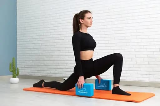 Блок для йоги PowerPlay 4006 Yoga Brick Синий (PP_4006_Blue_Yoga_Brick) - фото 2