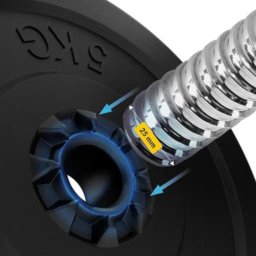 Гриф для штанги прямий 4FIZJO 150 см 25 мм (P-5905973401142) - фото 8