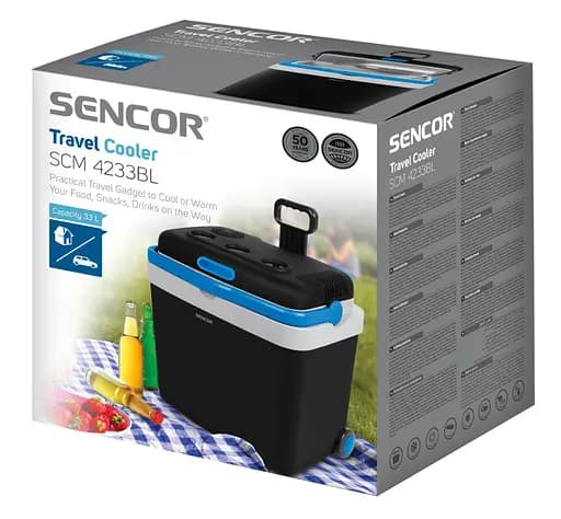 Автомобильный холодильник портативный дорожный Sencor SCM4233EUE3 12/230V 33 л - фото 3