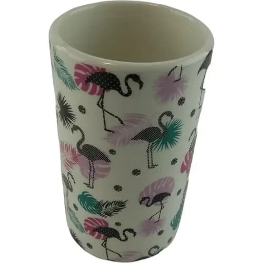 Набор аксессуаров для ванной комнаты No brand Фламинго B керамический 4 предмета - фото 3