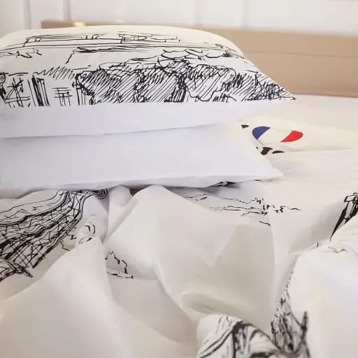 Простыня MirSon Ranforce Elite 17-4743 Paris 150х220 см белая (2200008930028) - фото 5