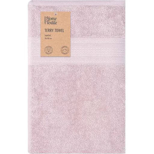 Полотенце махровое Ardesto SuperSoft 70х140 см 100% хлопок розовое (ART2270SCP)  - фото 1