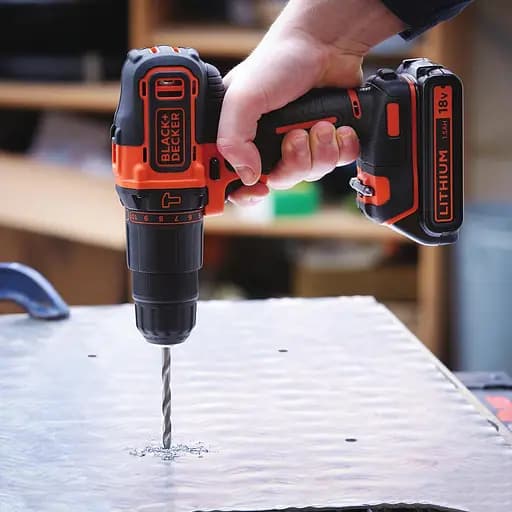 Дриль-шуруповерт Black+Decker BDCHD18KB [119537] - фото 6