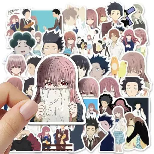 Стикерпак GeekLand Silent Voice 50 штук - фото 3