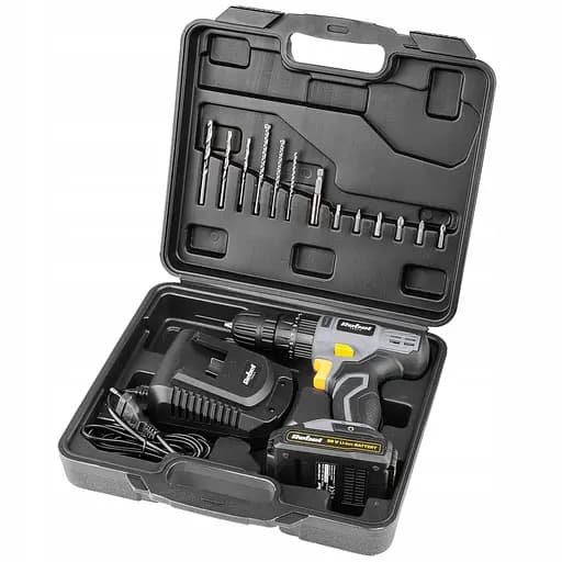 Дриль-шуруповерт Rebel RB-1002 акумуляторний ударний - фото 3