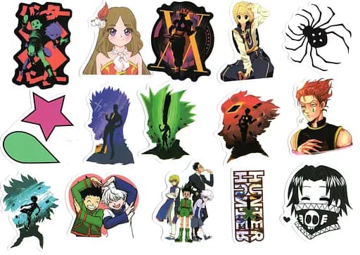 Стикерпак Хантер х Хантер Набор наклеек Hunter × Hunter 50 штук - фото 2