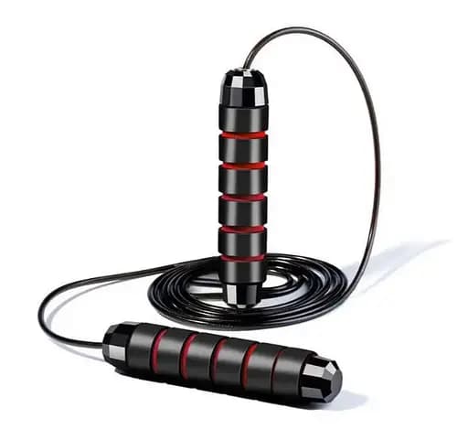 Скакалка скоростная PowerPlay 4210 Power Weighted Jump Rope Черная 2,7 м (PP_4210_Black/Red) - фото 6