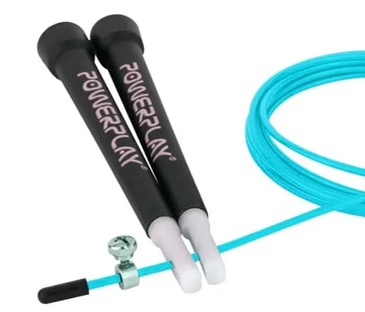 Скакалка скоростная PowerPlay 4202 Ultra Speed ​​Rope Бирюзовая 2,9м (PP_4202_Cyan) - фото 2