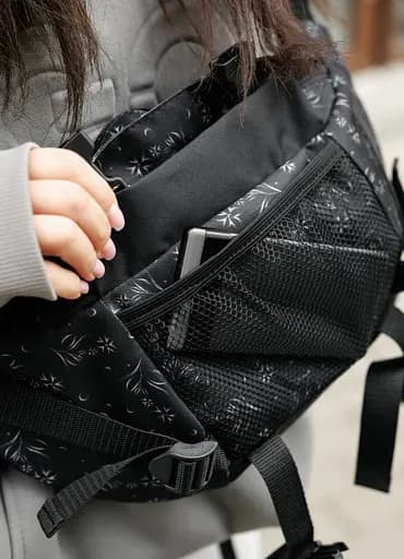 Женская сумка бананка Sambag Dynamicdart черный 38 × 21 × 7 см (80411702) - фото 8