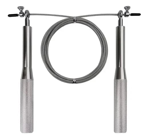 Скакалка скоростная на подшипниках алюминиевая PowerPlay 4207 Elite Jump Rope Серебряная 3 м (PP_4207_Silver) - фото 3