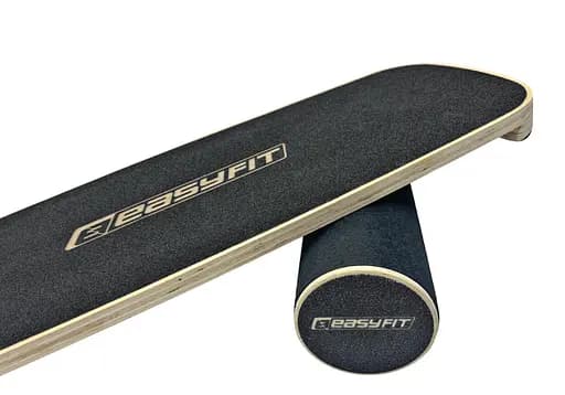 Балансувальна дошка EasyFit баланс борд із валиком чорний (EF-0552) - фото 2