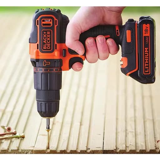 Дриль-шуруповерт Black+Decker BDCHD18KB [119537] - фото 10