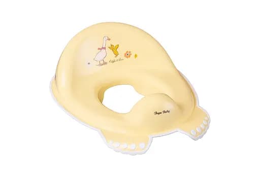 Туалетне сидіння Лісова казка з гумками протиковзними Світло жовтий - фото 1