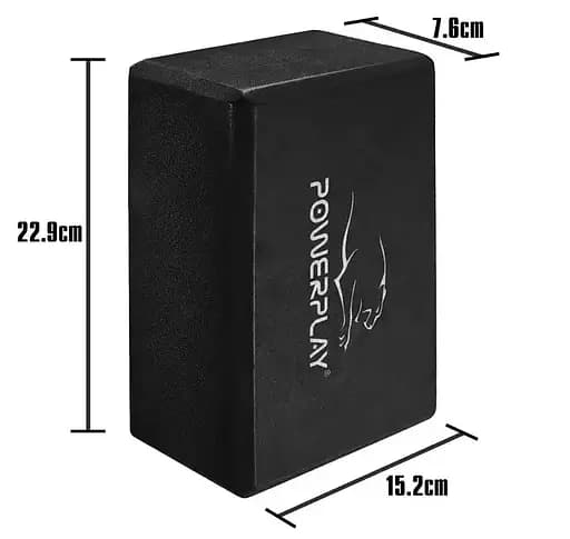 Блок для йоги PowerPlay 4006 Yoga Brick Черный (PP_4006_Black) - фото 6