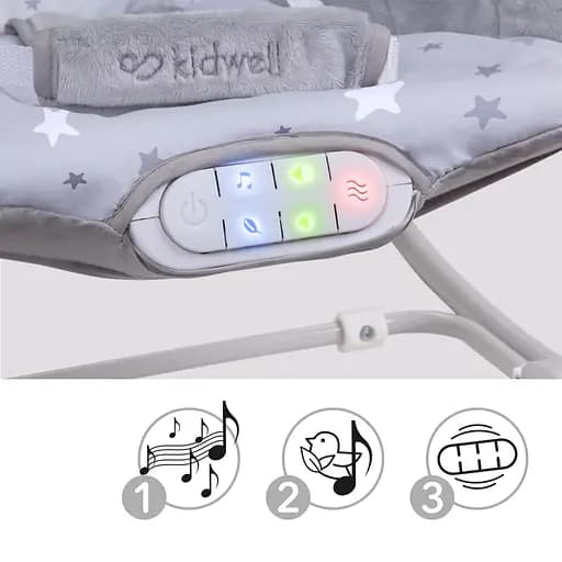 Електричний шезлонг-гойдалка Kidwell Pino Gray (5901130085910) - фото 8