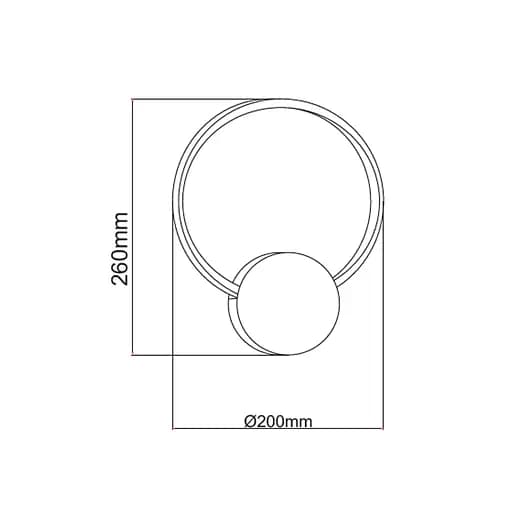 Настінний світлодіодний світильник Horoz Electric Forever-W 7W чорний - фото 3