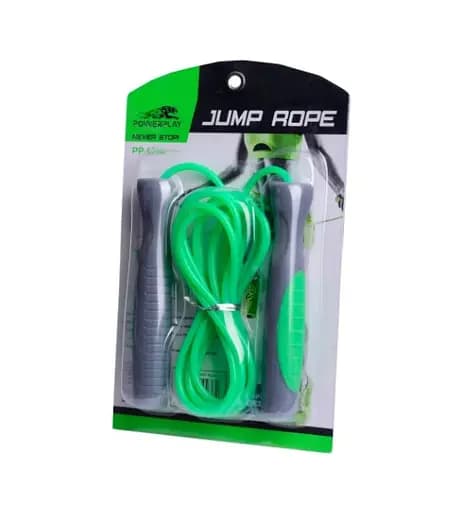 Скакалка PowerPlay 4204 Classic Jump Rope Зеленая 2,7м (PP_4204_Green) - фото 4