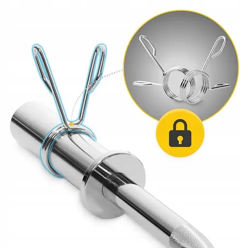 Гриф для штанги олимпийский W-образный 4FIZJO 120 см 50 мм без подшипников (P-5905973401180) - фото 6