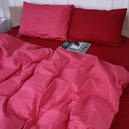 Простирадло MirSon Бязь 17-4746Red sails 150х220 см червоне (2200008931322) - фото 2