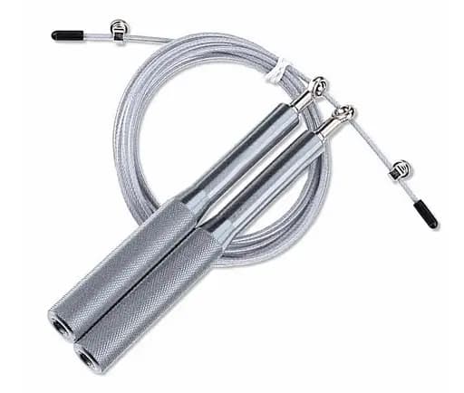 Скакалка скоростная на подшипниках алюминиевая PowerPlay 4207 Elite Jump Rope Серебряная 3 м (PP_4207_Silver) - фото 7