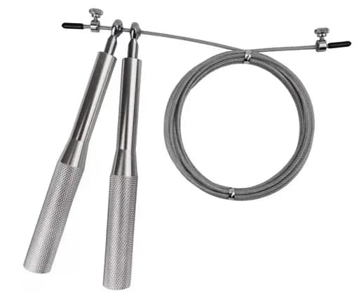 Скакалка скоростная на подшипниках алюминиевая PowerPlay 4207 Elite Jump Rope Серебряная 3 м (PP_4207_Silver) - фото 4