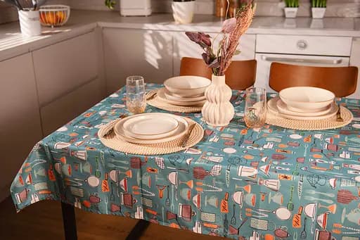 Скатертина Ardesto Cookery 120х140см, 90% поліестер, 10% бавовна (ART07CK) - фото 6