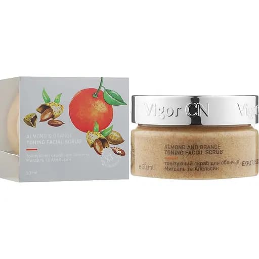 Скраб для обличчя Vigor CN Апельсин і Мигдаль 100 мл - фото 2