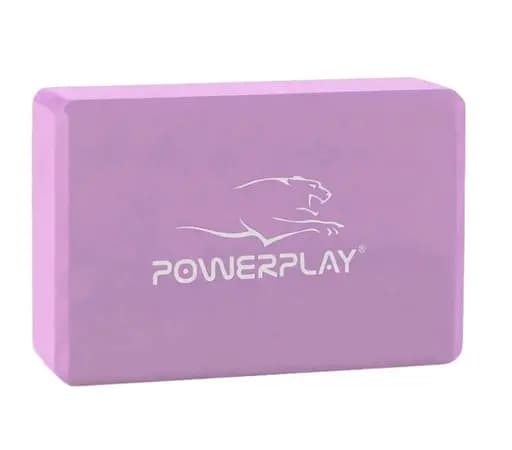 Блок для йоги PowerPlay 4006 Yoga Brick Фиолетовый (PP_4006_Violet_Yoga_Brick) - фото 1